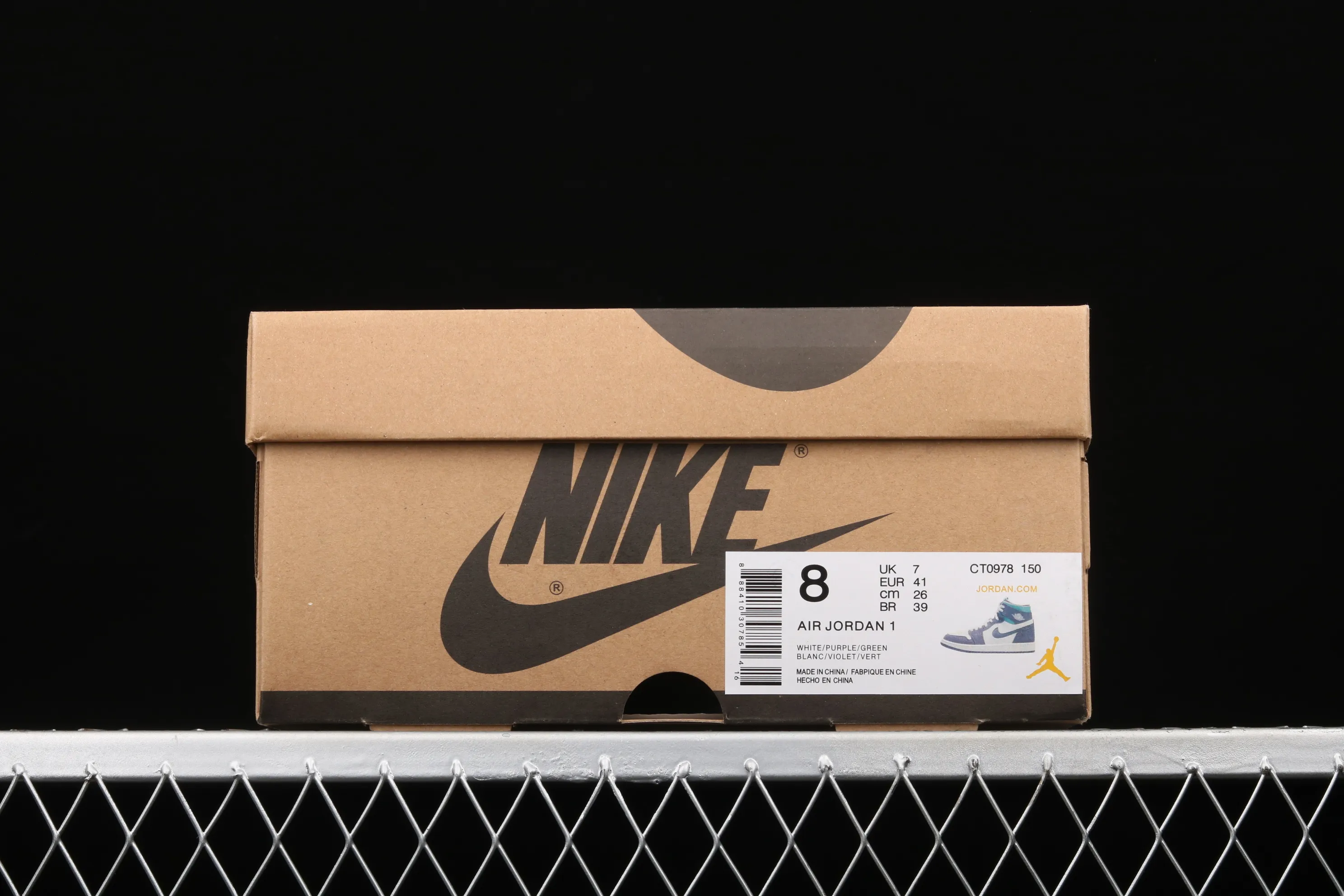 All categories Air Jordan Jordan series basketball shoes Air Jordan 1 High Z version Air Jordan 1 Zoom CMFT Pairs Daybreak AJ1 Joe 1 Purple Grape CT0978-150
